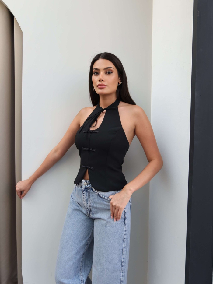Geniş Paça Kıvrık Jean