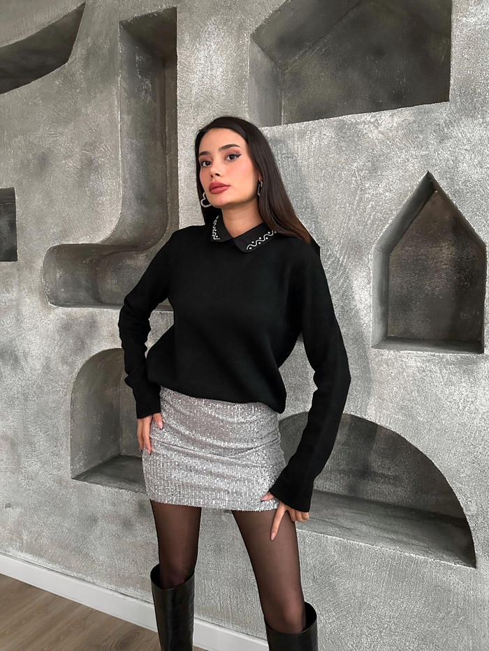 Gömlek Yaka Diamond Kazak