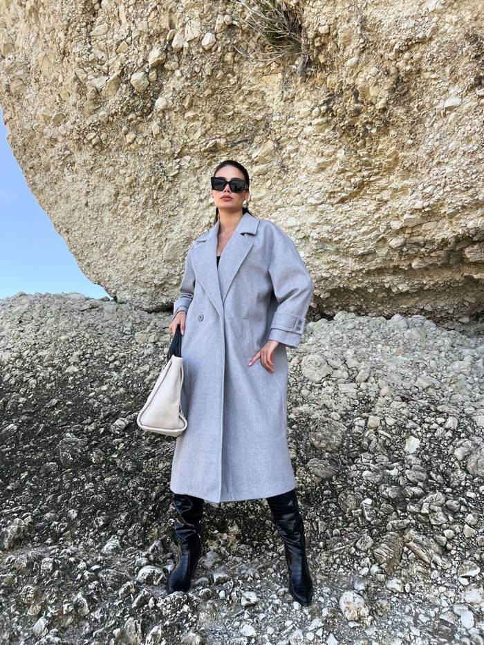 Gri  Delux Oversize Kaban