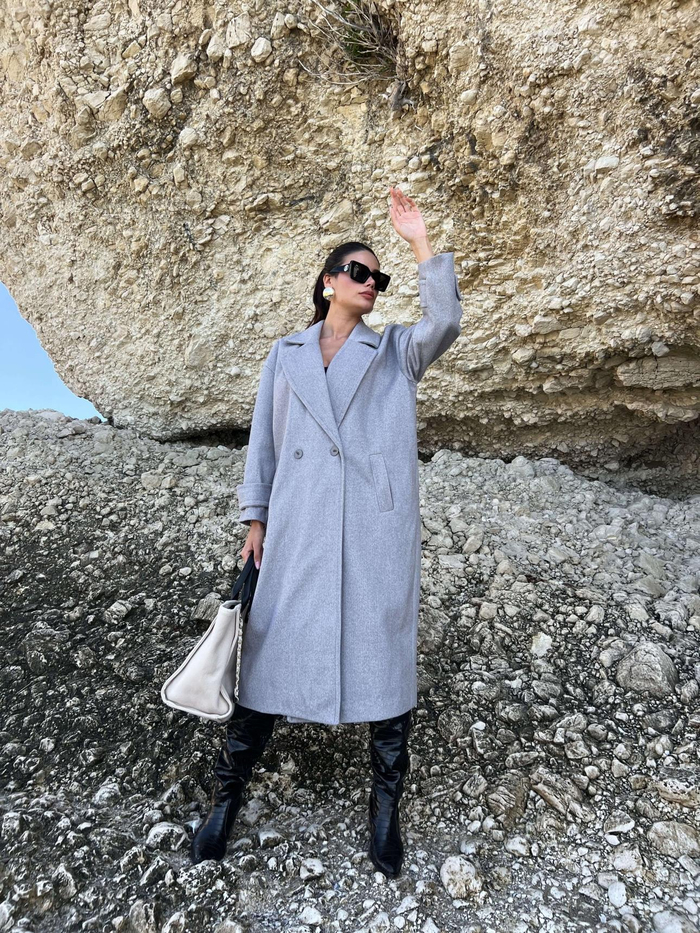 Gri  Delux Oversize Kaban