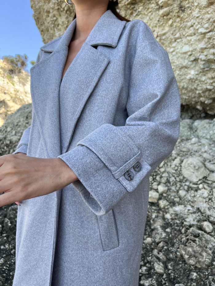 Gri  Delux Oversize Kaban