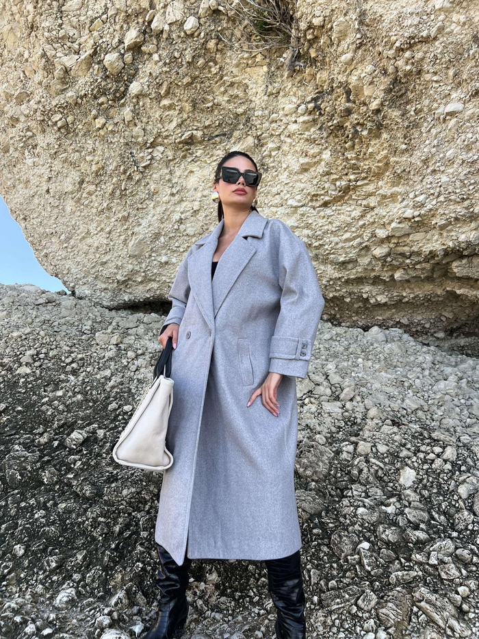Gri  Delux Oversize Kaban