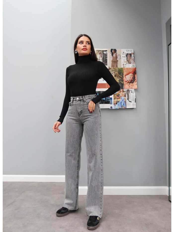 Gri Wide-Leg Jean