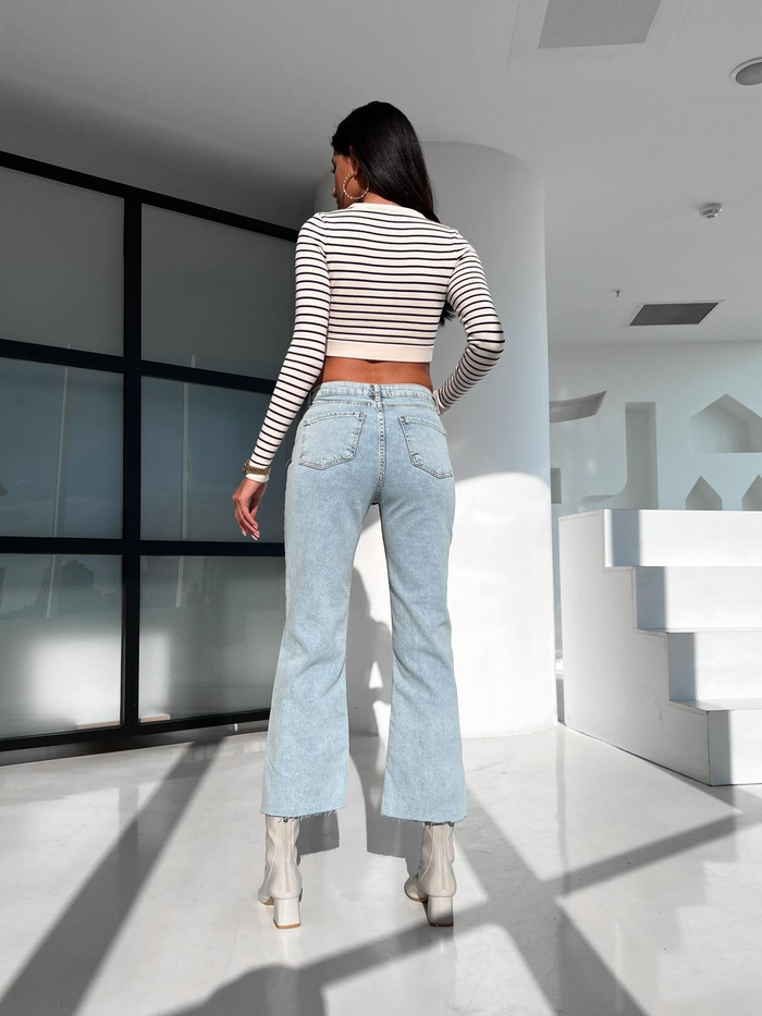 İce Blue Flare Jean