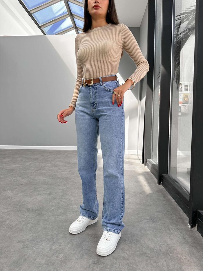 Ice Blue Straight Orj Jean