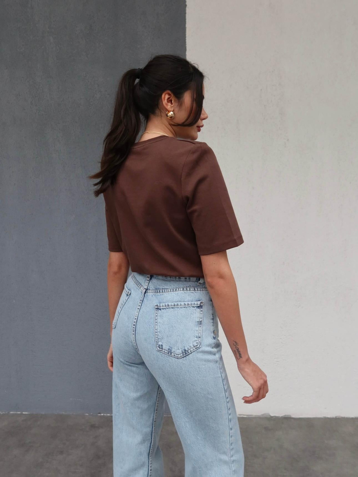 Ice Blue Wide-Leg Jean