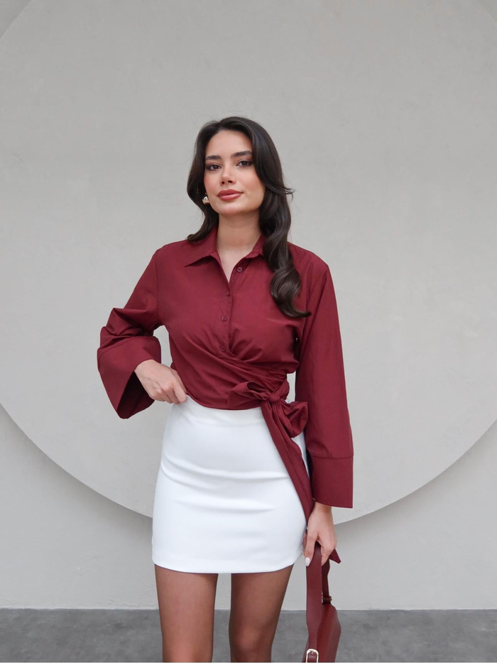 İnce Kumaş Mini Etek
