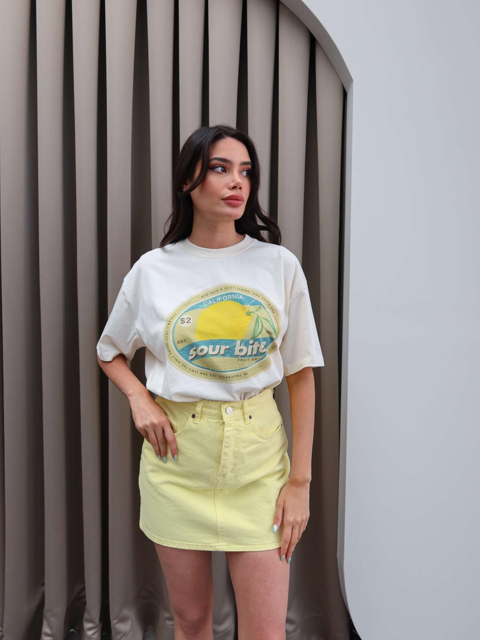 Juıcy Lemon Baskı T-Shirt