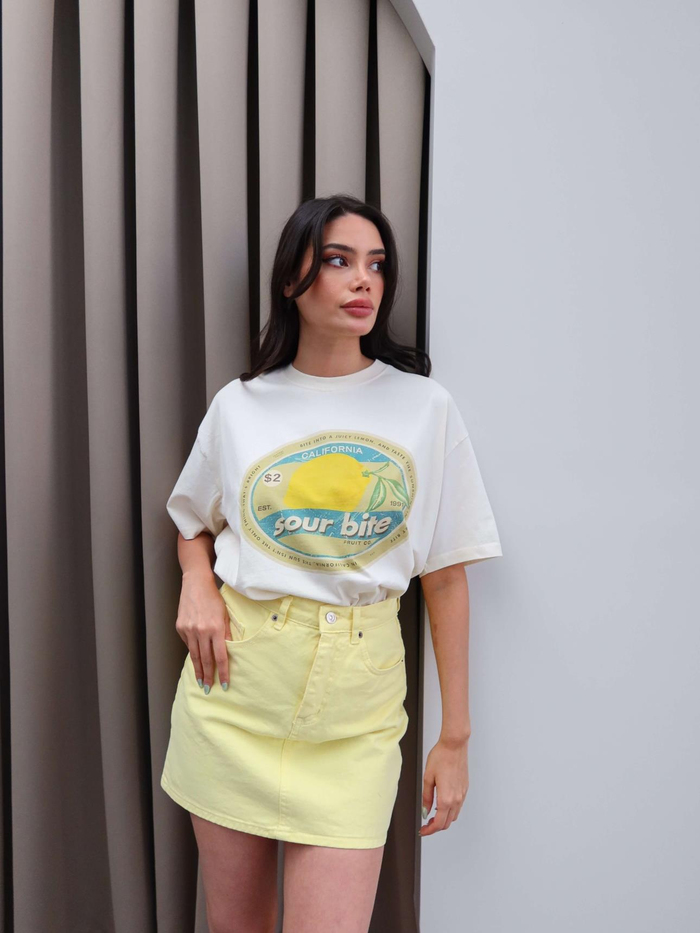 Juıcy Lemon Baskı T-Shirt