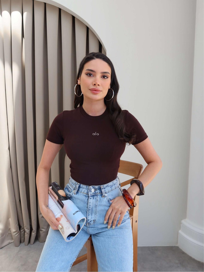 Kahve Orj Crop Top