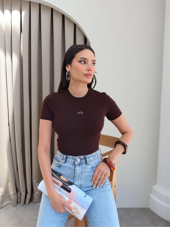 Kahve Orj Crop Top