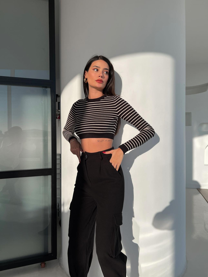 Kargo Cep Velvet Pantolon