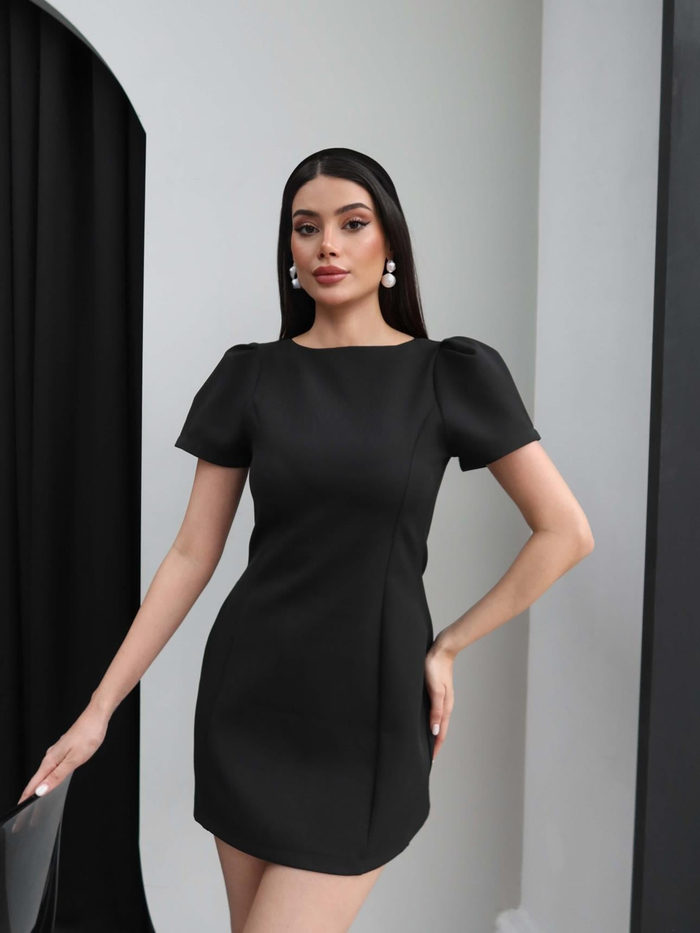 Karpuz Kol Mini Elbise