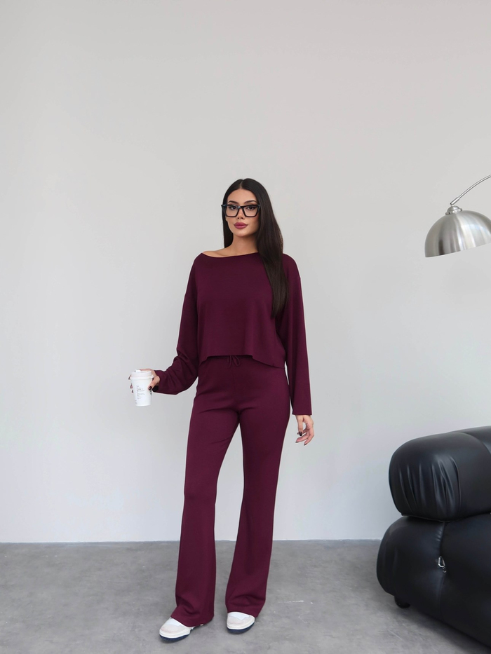Kayık Yaka Modal Eşofman Takım