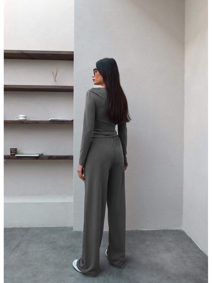 Kayık Yaka Rahat İkili Takım