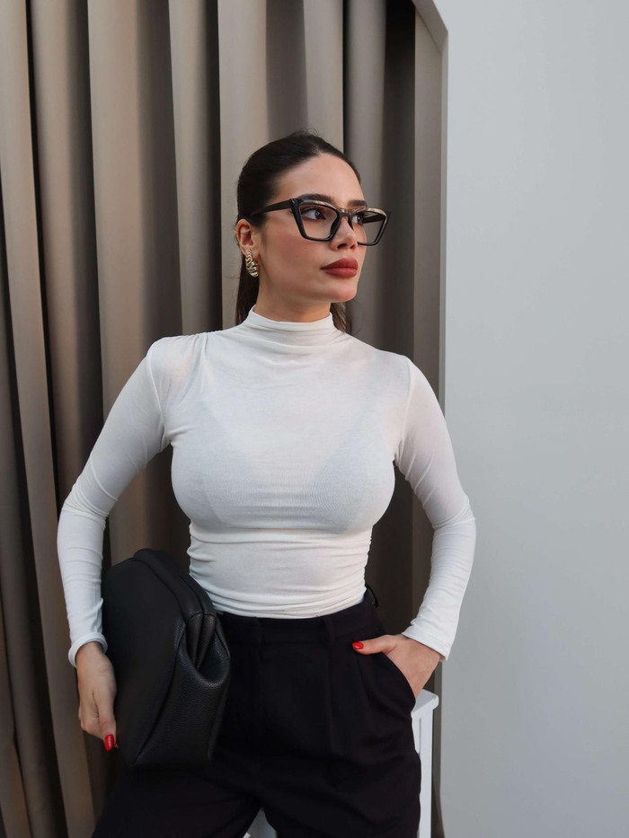 Kendinden Yakalı Body