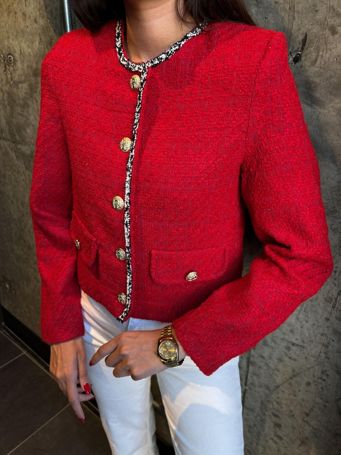 Kırmızı Emily Ceket