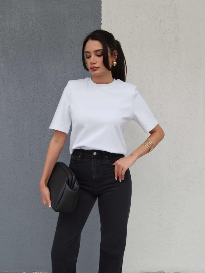 Koyu Antrasit Wide-Leg Jean