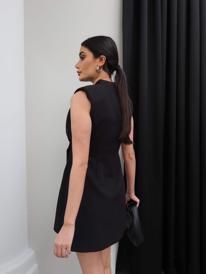 Kruvaze Ceket Elbise