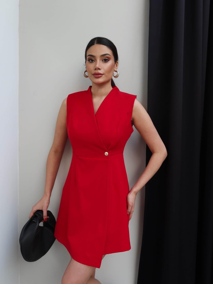 Kruvaze Ceket Elbise