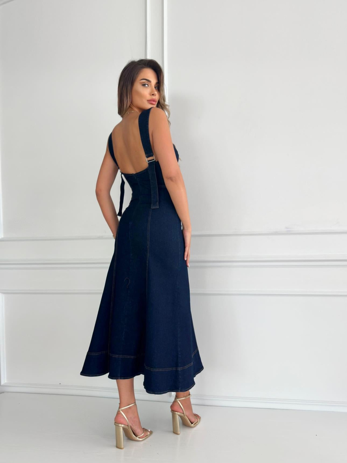Kupa Denim Midi Dress