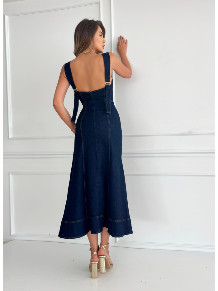 Kupa Denim Midi Dress