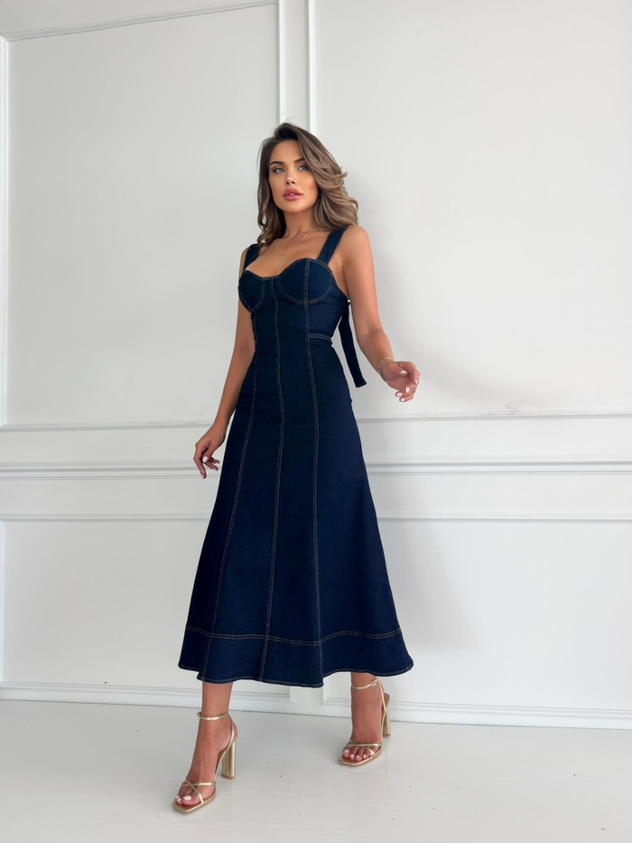 Kupa Denim Midi Dress