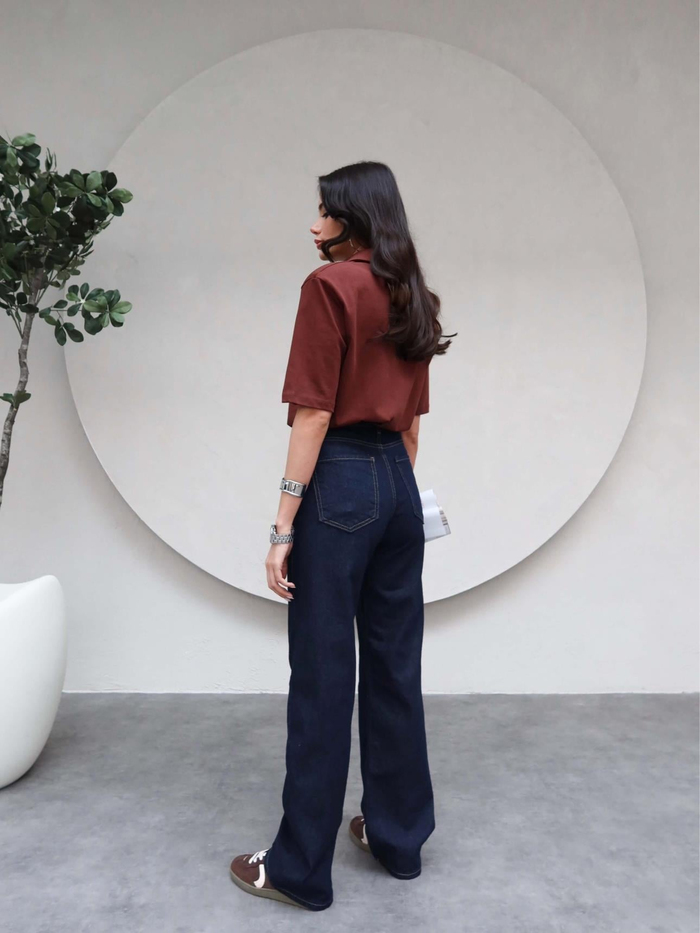 Lacivert Straight Orj Jean