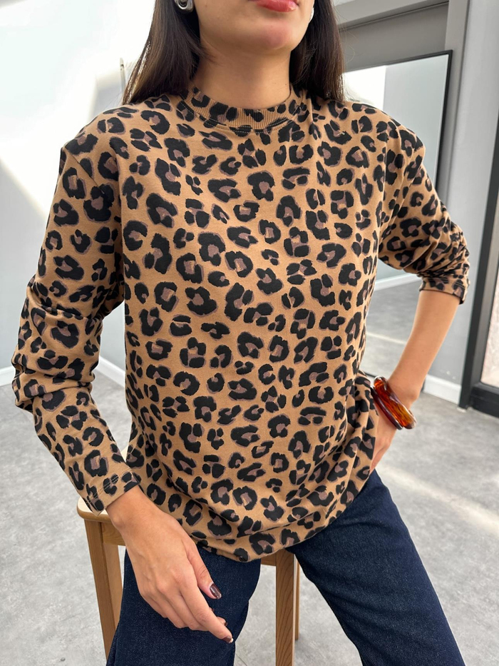 Leo Desen Uzun Kol Tshirt
