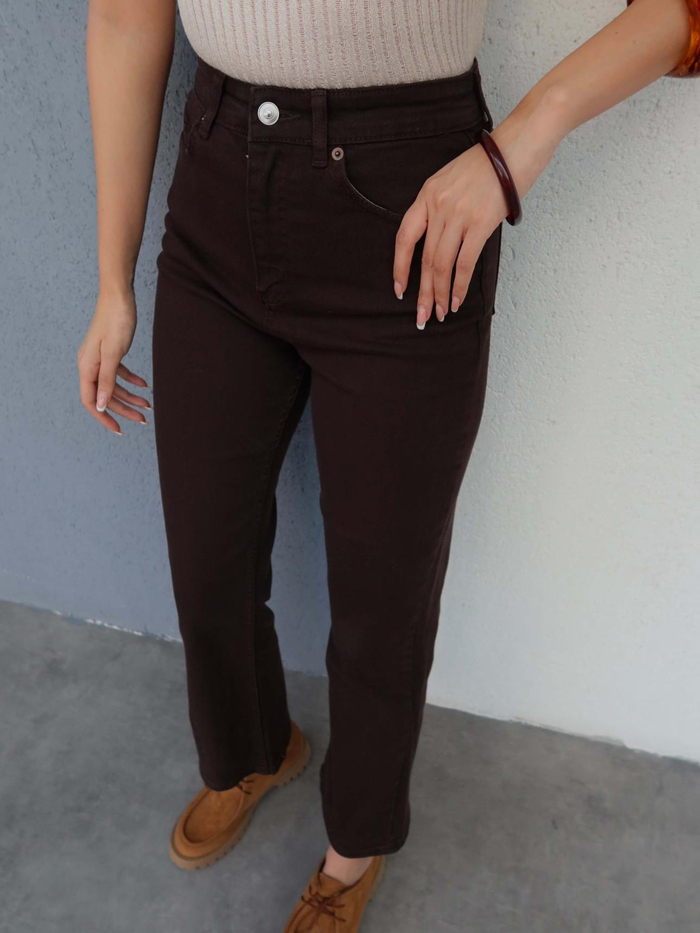 Likralı Flare Jean