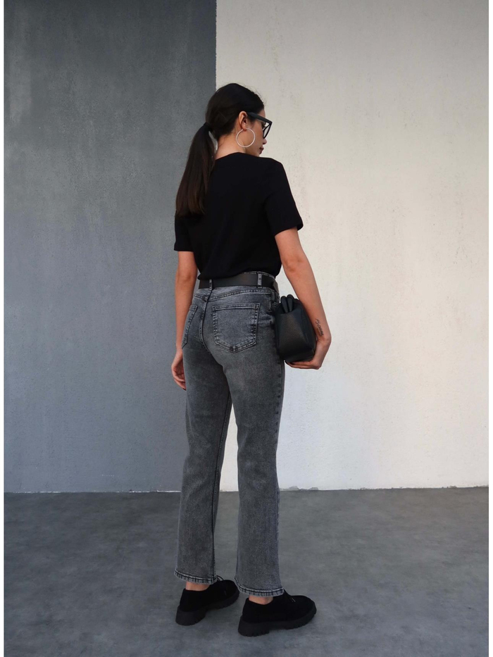 Likralı Flare Jean