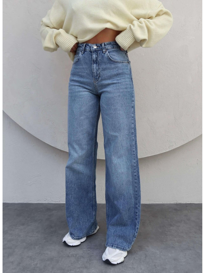 Likralı Straight Jean