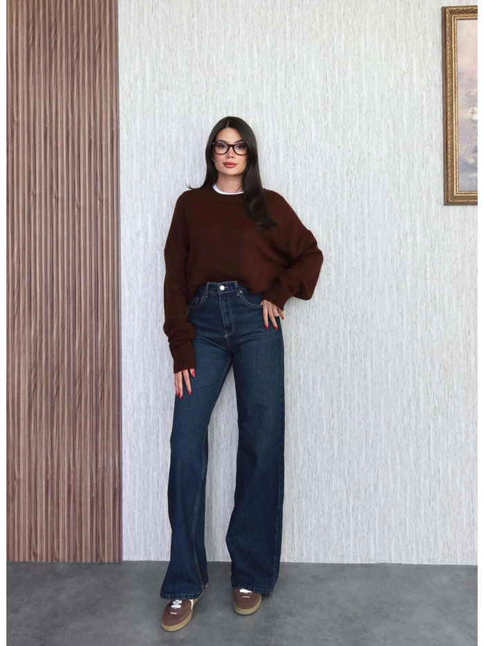 Likralı Straight Jean