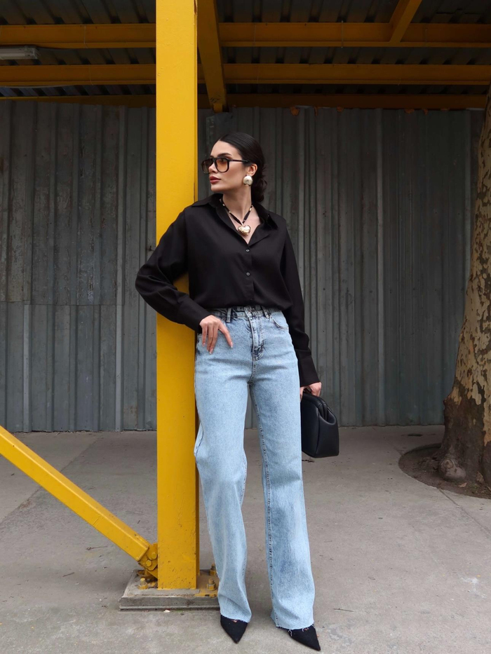 Likralı Straight Orj Jean