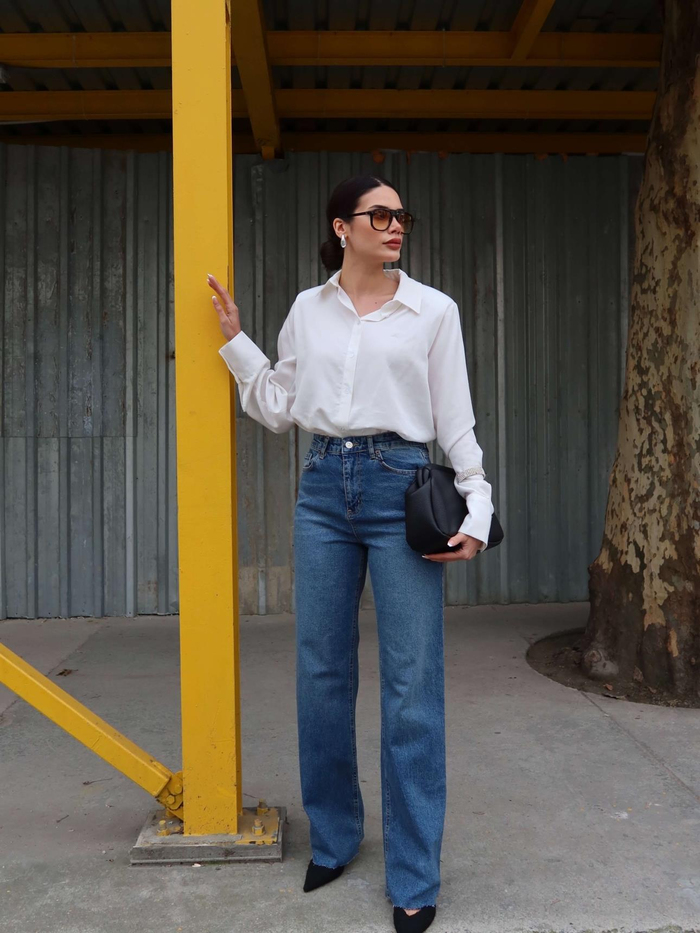 Likralı Straight Orj Jean