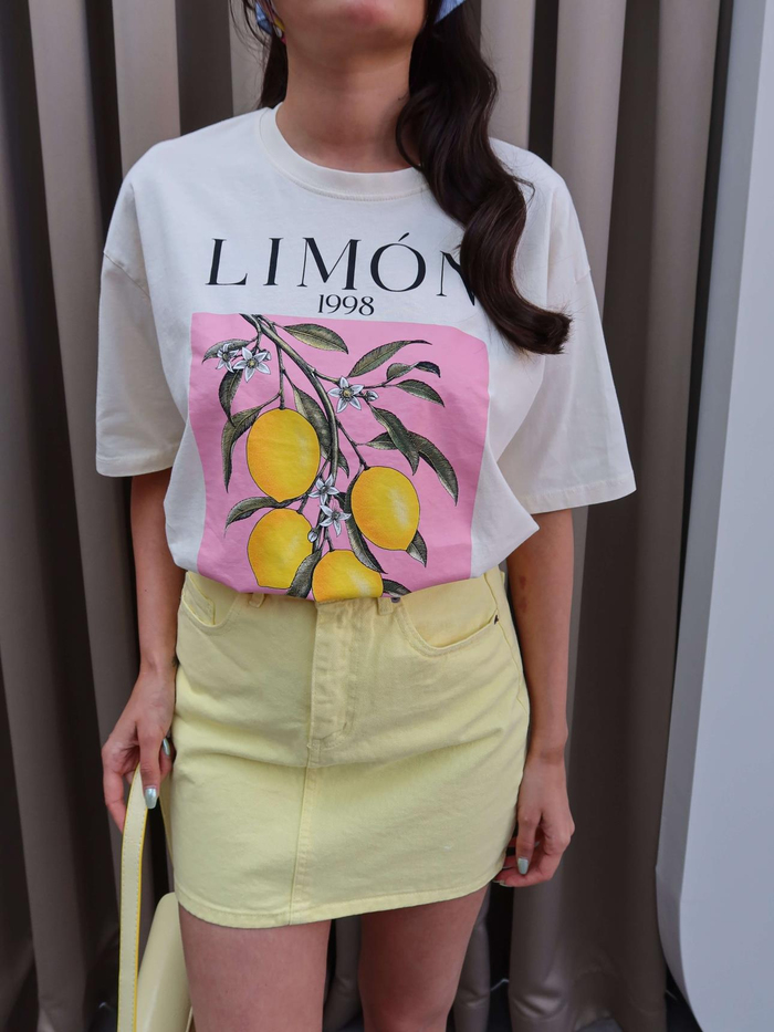 Limon Baskılı T-Shirt