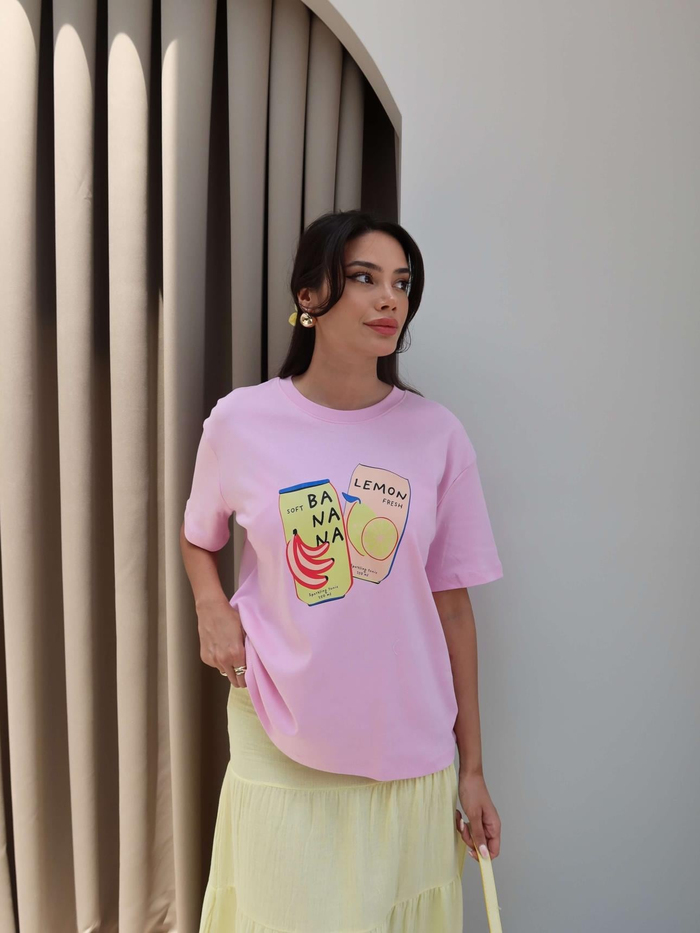Meyve Baskılı T-Shirt