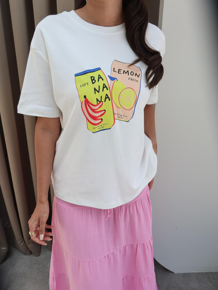 Meyve Baskılı T-Shirt