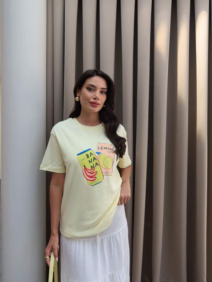 Meyve Baskılı T-Shirt