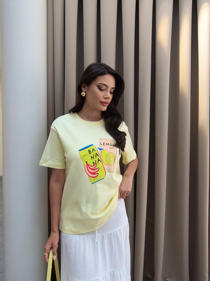 Meyve Baskılı T-Shirt