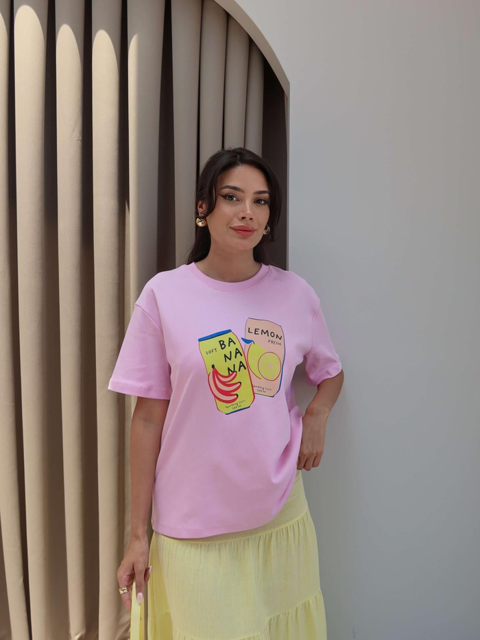 Meyve Baskılı T-Shirt