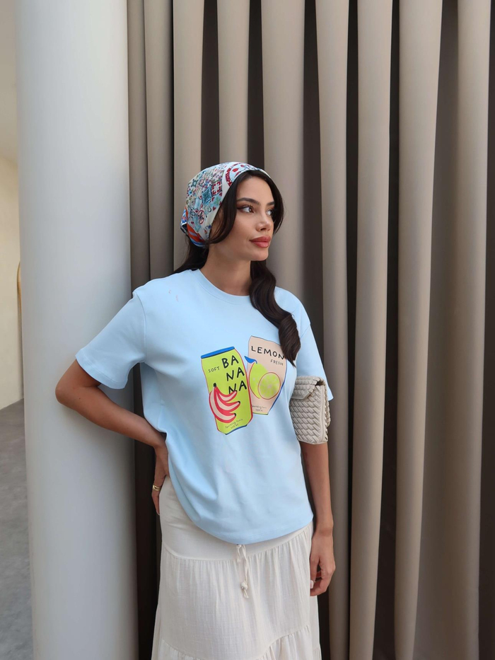 Meyve Baskılı T-Shirt
