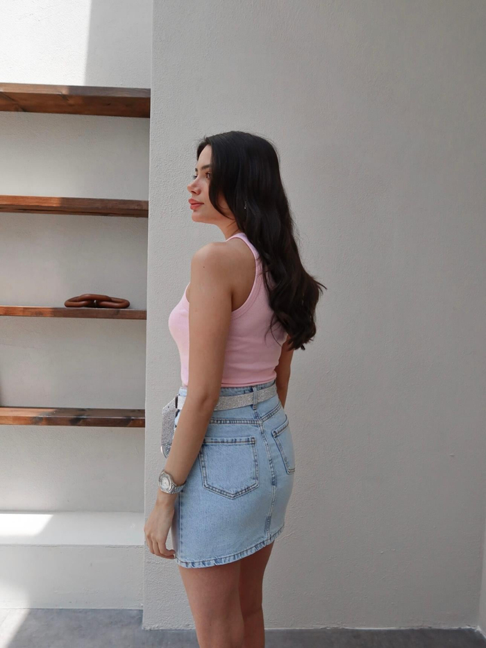 Mini Denim Etek