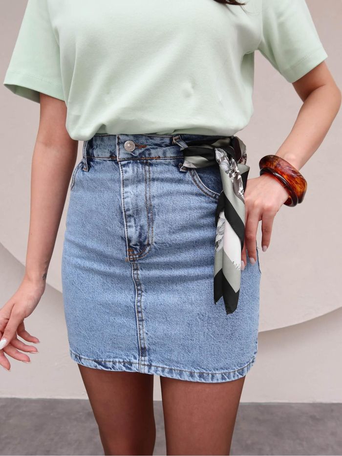 Mini Denim Etek