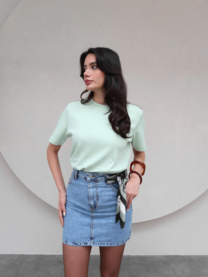 Mini Denim Etek