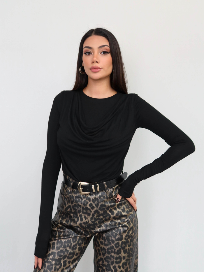 Mumlu Yüksek Bel Geniş Paça Pantolon