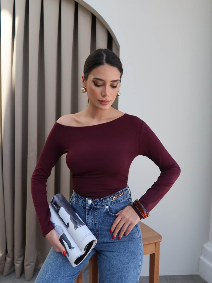 Omuz Dekolte Düz Body