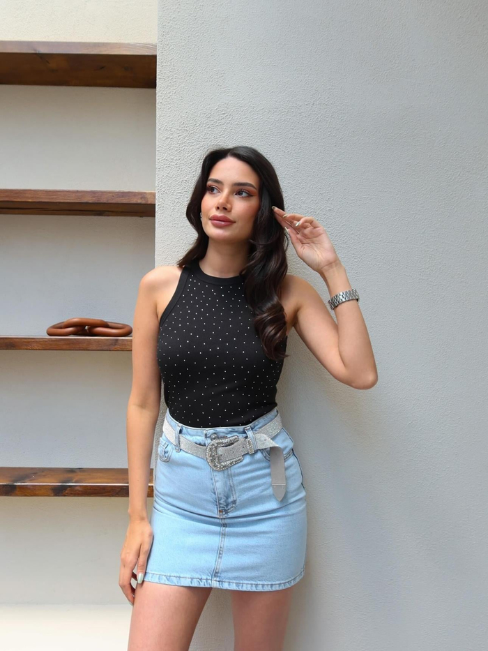 Önü Taşlı Atlet