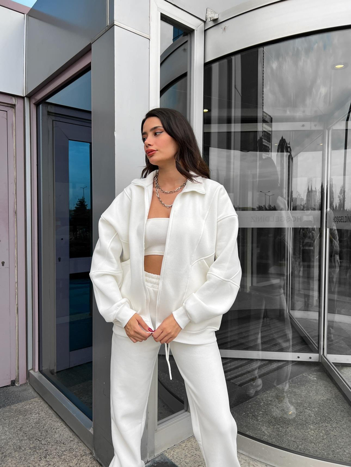Oversize Paça Lastikli Eşofman Takım