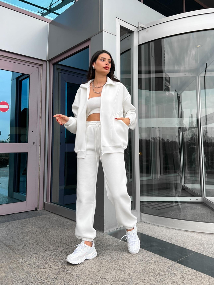 Oversize Paça Lastikli Eşofman Takım
